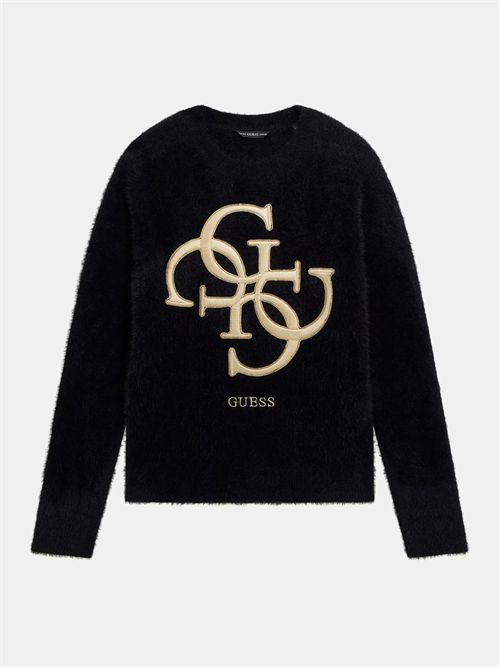Maglione 4G con strass GUESS | J5BR07Z0720/JBLK